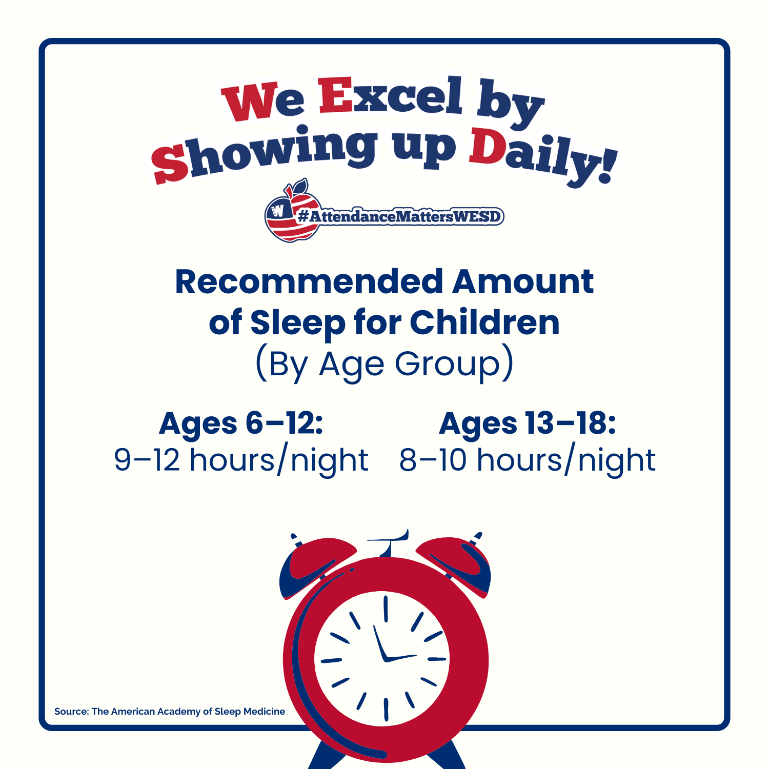 WESD Attendance Sleep Graphic 25-26